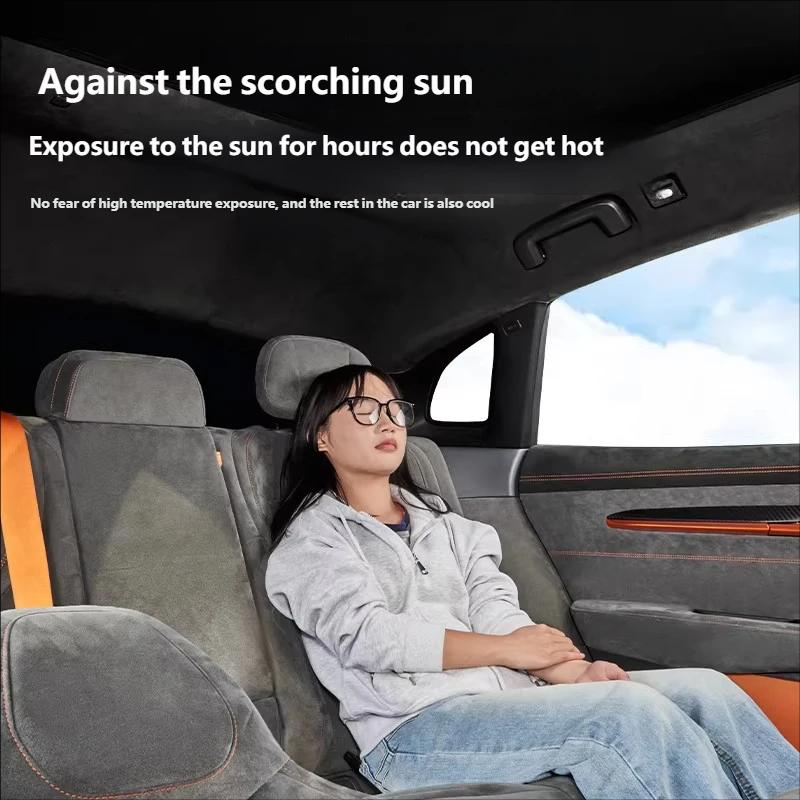 For Zeekr X 001 007 GT Car Sunroof Sunshade Roof Sun Protection Heat Insulation Sunscreen UV Protection Car Accessories
