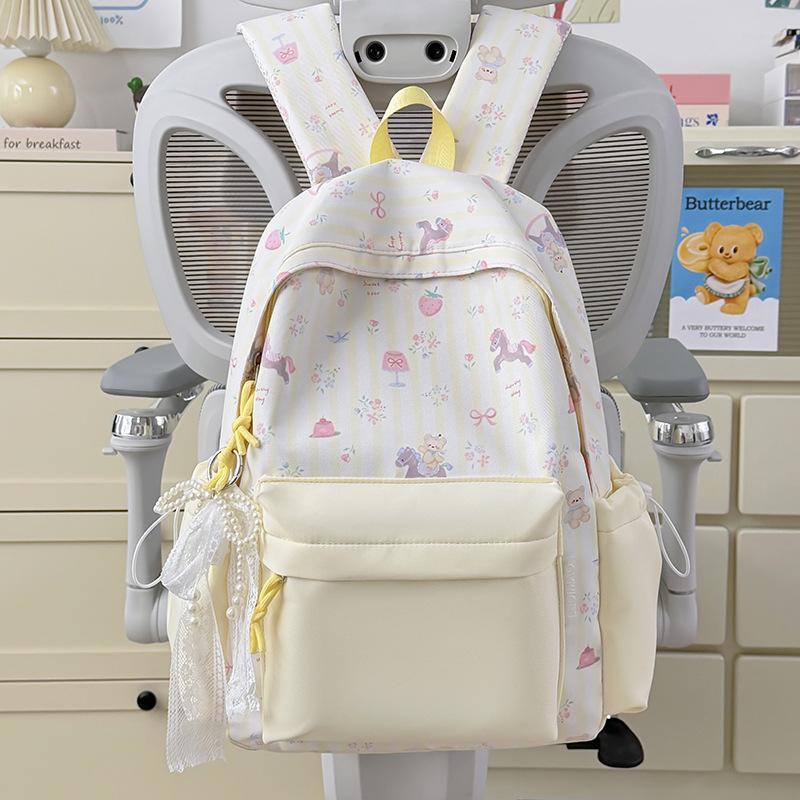 Schoolbag cute new backpack 1011 junior high school girls primary school backpack ins cute cartoon schoolbag female