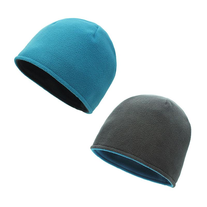 Fashion Big Head Circumference Double-sided Wearing Ear Hat Men's Cold-proof Pullover Hat Autumn and Winter Warm Cold Hat Brimless Hat