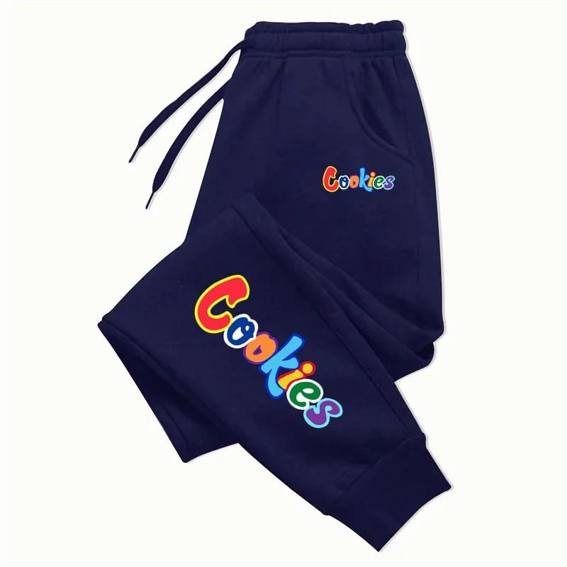 Trendy Jogger Pants Men Women 2D Print Retro Style Outdoor Sports Running Casual Long