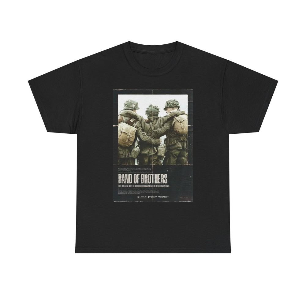 Band Of Brothers Graphic T Shirt Vintage Movie Unisex Heavy Cotton Tee Unisex T-Shirt M