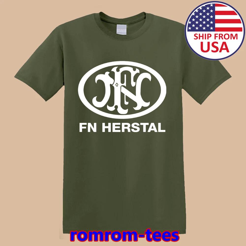 FN Herstal Firearms Guns Army Green Size S-5XL S