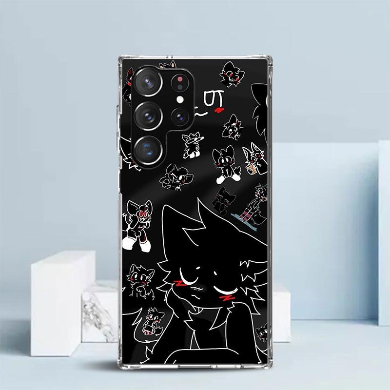 Boykisser Cat Soft Cover for Samsung Galaxy S25 Edge S26 S24 S23 Ultra Phone Case S22 S21 Plus S20 FE Print Pattern Shell Galaxy