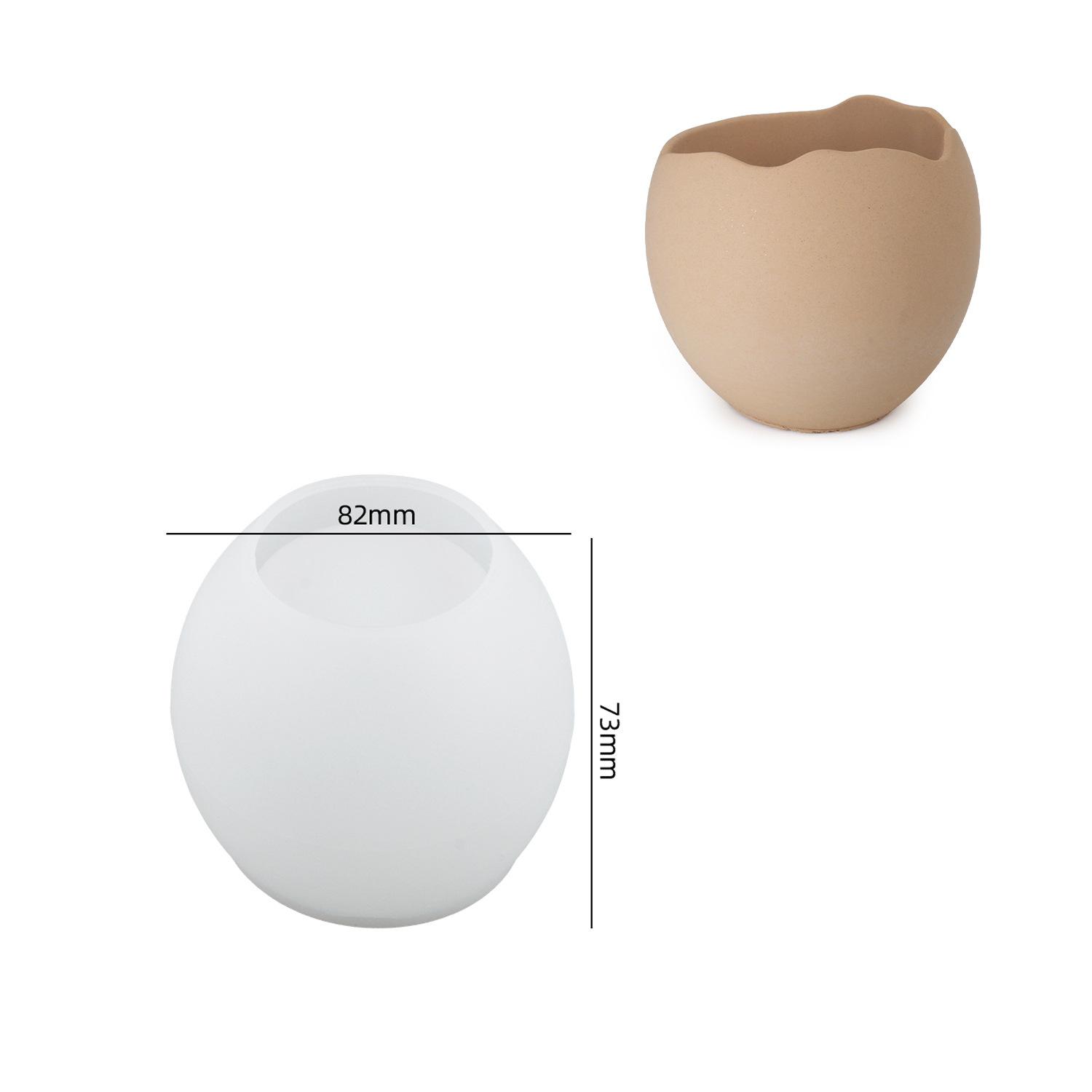 

Силиконовая форма для свечей в форме яйца, нестандартная форма для хранения гипсового контейнера для яиц, цементная форма, самодельная коробка для хранения, декоративная форма для зеркала