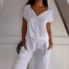 Summer Loose Casual Simple Commuting Short Sleeved Top T-Shirts Women’s