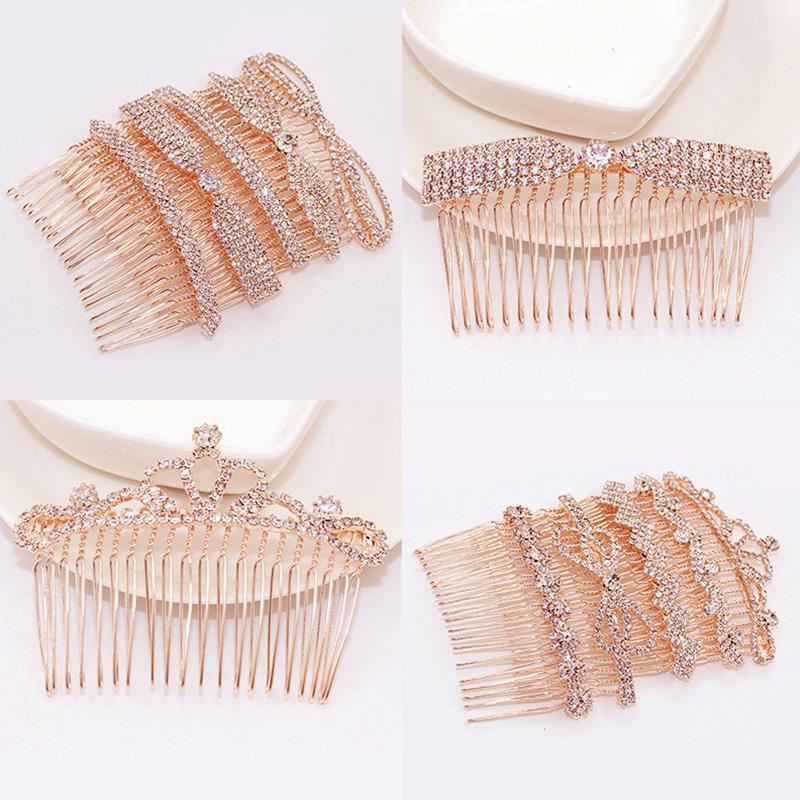 

1 шт., роскошные украшения для волос, женские стразы, заколка для волос, элегантная расческа для волос для девочек, мода