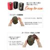 [Reiwa Best Hit Award Winner] Soup Jar Pouch [Fits Onigiri] & [Vertical Zipper] Insulates Soup Jar Sizes (300ml, 400ml, 500ml) (Black)