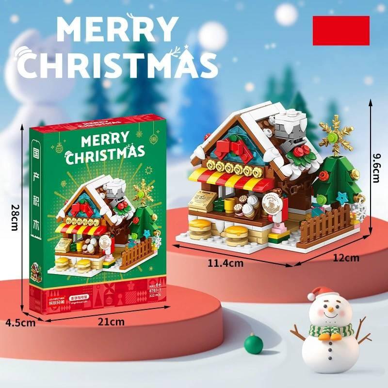 

Рождественские строительные блоки для детей сделай сам креативная игра Christmas Gingerbread House