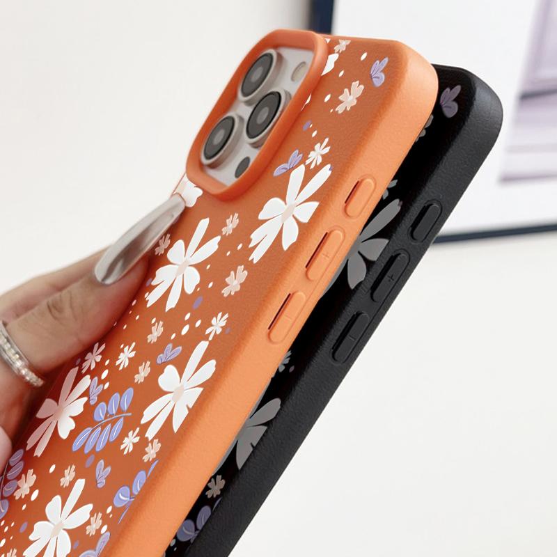 Etui ze wzorem kwiatów na iPhone 16 Pro Max 15 14 13 12 11 Wstrząsoodporne Smukłe Miękkie Silikonowe Etui Cover