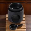 Ceramic Tealight Candle Holder & Oil Warmer Non-Slip Home Aroma Diffuser for Meditation Yoga, Farmhouse Dining Table Decor