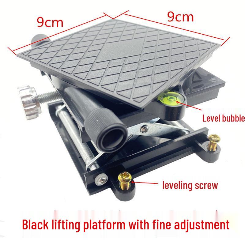 Compact Stainless Steel Manual Lifting Platform for Laboratory Use