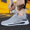 Men's Shoes Spring Breathable Thin Mesh Shoes Lightweight Fly-woven Men's Shoes Student Casual Sports Shoes