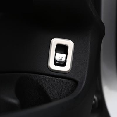 Car Door Trunk Switch Button Frame Decorative Cover Trim Stainless Steel For Mercedes Benz C Class W205 GLC X253 2015-