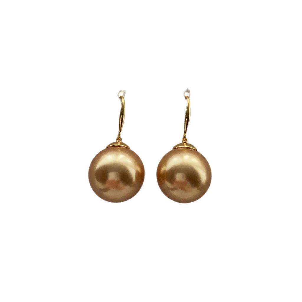 Multi-Color Highlight Pearl Stud Earrings Classic Simple Commuting Light Luxury Temperament Versatile High-End Elegant Earrings