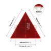 MFC PRO Universal Genuine Triangle Reflector 2 Truck Card Trailer Jet Trailer Reflector