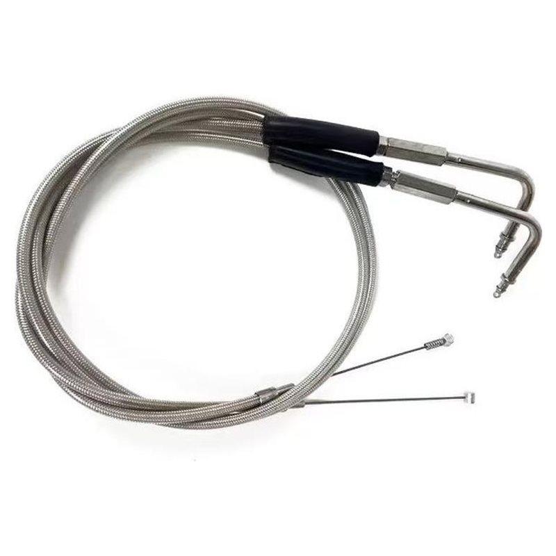 Motorcycle Throttle Cable Replacement 110Cm/100Cm For XL883 1200 FLH FLT FXD FLST FXST 1996- 2010 110Cm