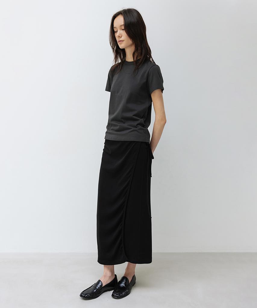 INSILENCE WOMEN W Supima Cotton Premium T-Shirt Charcoal