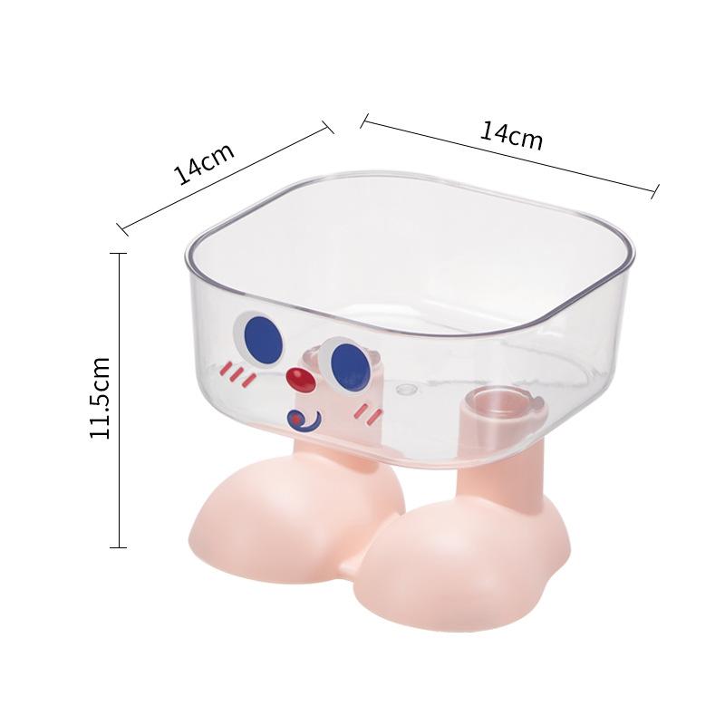 Highly attractive pet bowl, cat feeder, anti-slip and anti-spill cat bowl, stainless steel large-capacity dog bowl