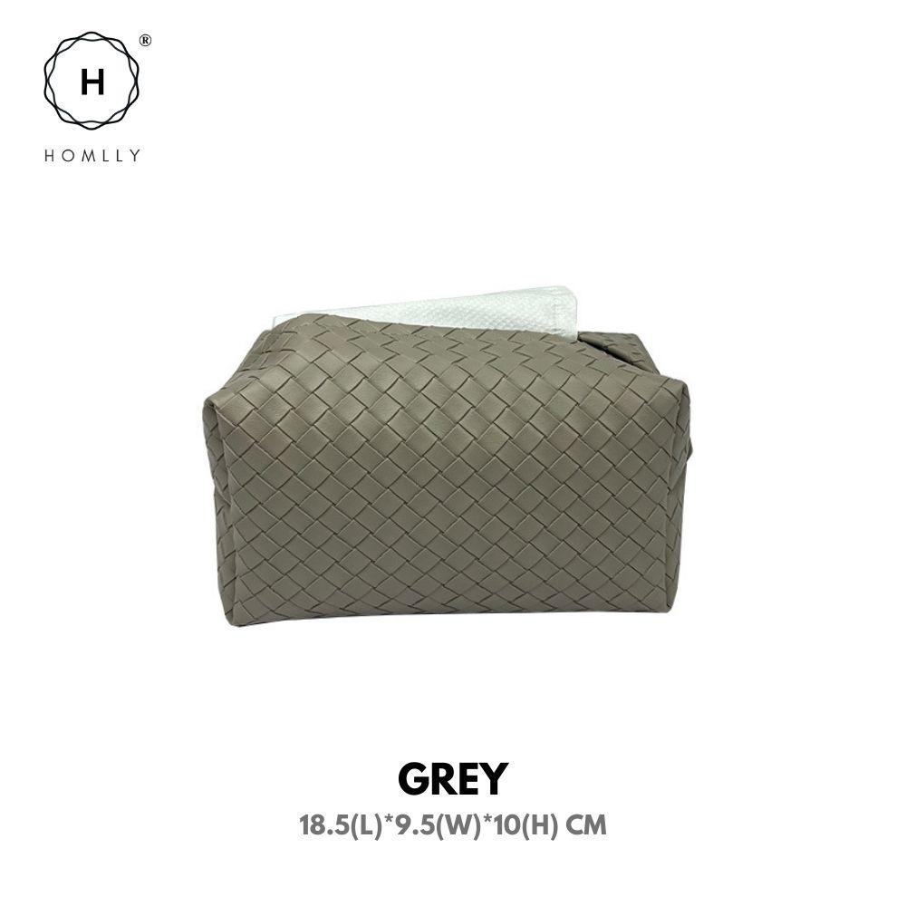 Homlly Leather Tissue Box Cover (X2PCS)