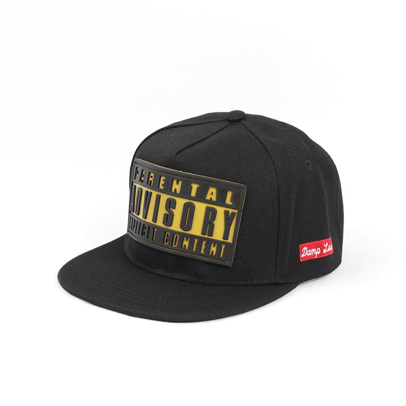 Trendy 3D Letter Print Flat Brim Baseball Cap - Unisex Hip Hop Skate Style