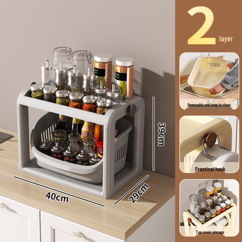 

Multi-Layer Movable Snack & Toy Storage Cabinet for Kids