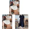 Summer Polyester Pleated Dress With Zipper For Women Office Wear