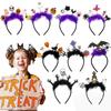 Festive Halloween Headband Accessories Featuring Adorable Bat Pumpkin And Cat Designs