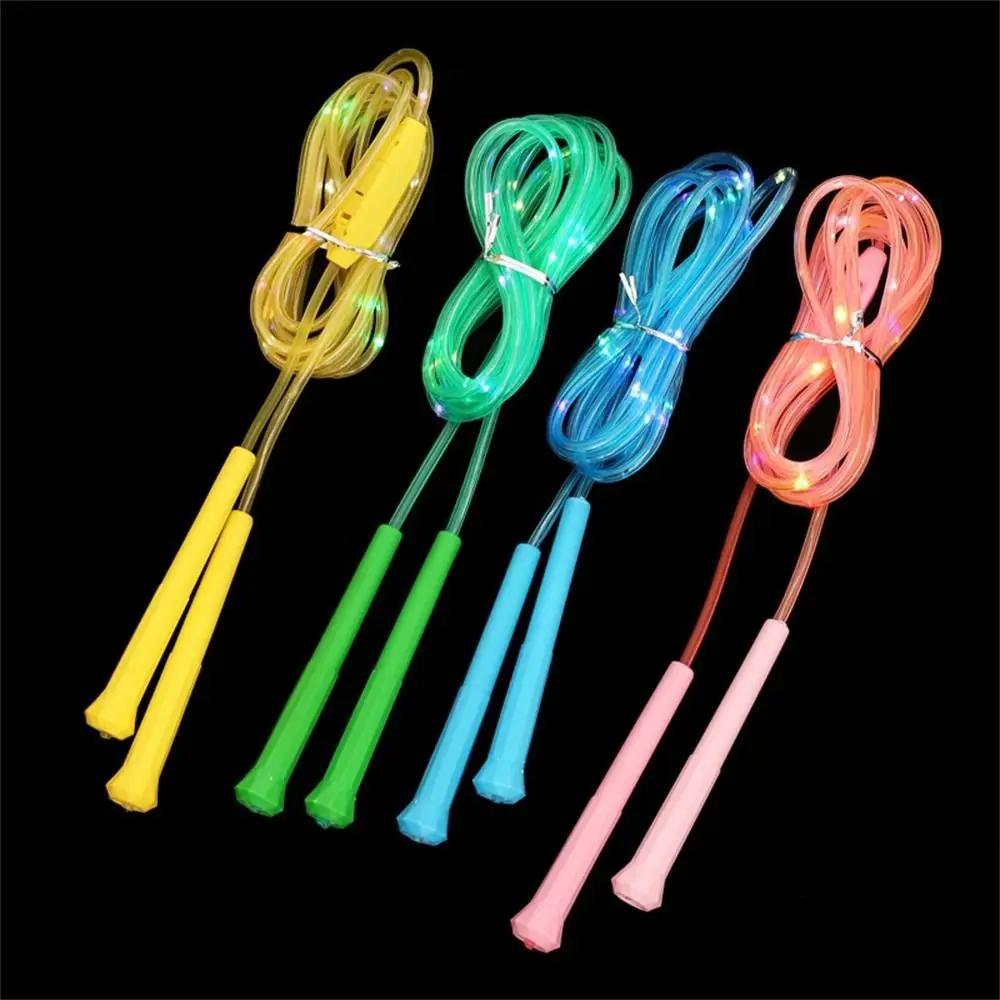 Luminous LED Jump Ropes Fun Fitness Coordination Glowing Skipping Rope Colorful Enhance Flexibility Light Up Jump Ropes
