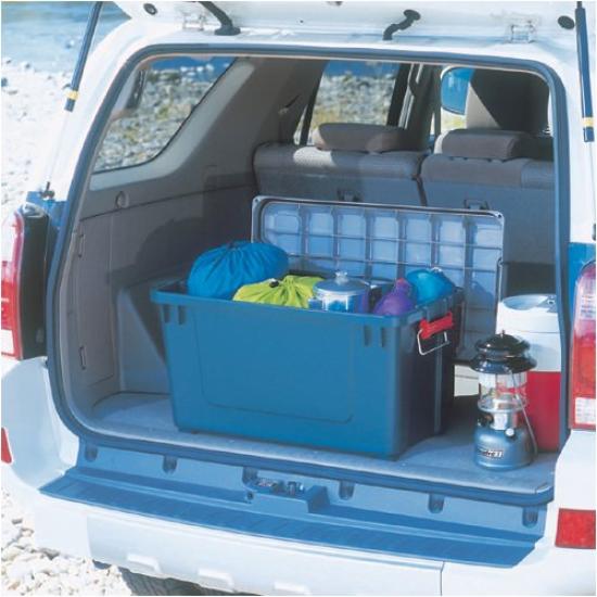 Iris Ohyama Airtight Storage Box with Lock, 702 X 370 X 389cm, Airtight RVBOX 700, GrayDark Green