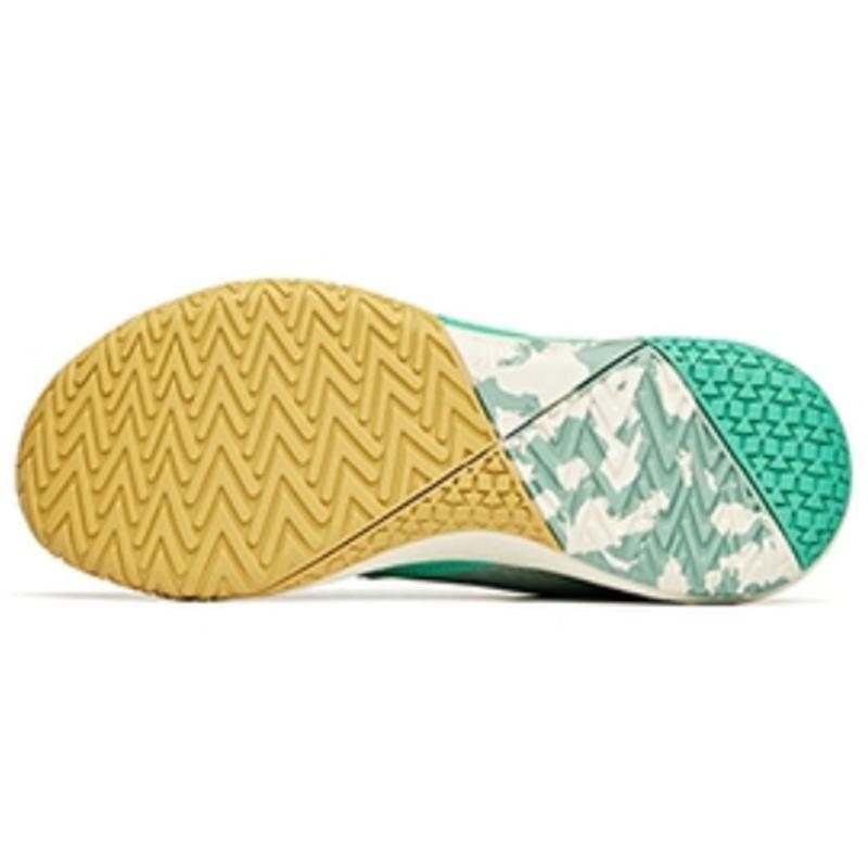 Anta Cement Busters KT Cushioning Anti-Slip And Wear-Resistant Low-Top Basketball Shoes Men's Green White Yellow Sneakers 112041610-3