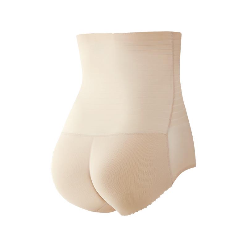 High-Waisted Tummy Control Lifting Panties for Women with Breathable Pad