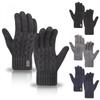 IWarm Gants Tactiles en Laine d'Alpaga: Tricot Unisexe Temps Froid pour Automne et Hiver