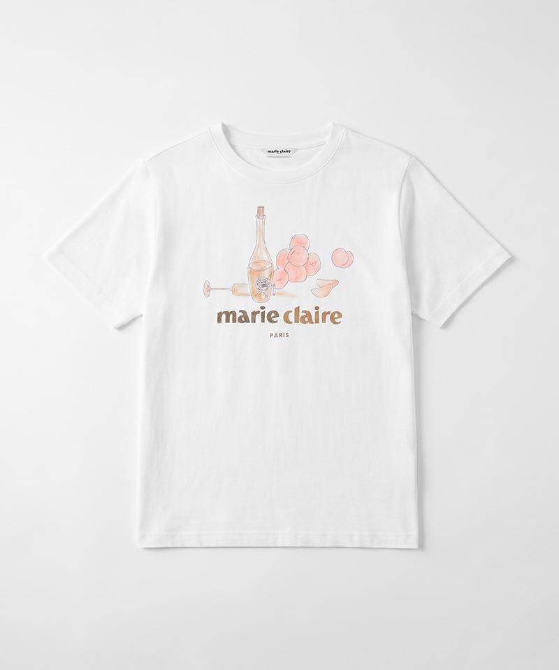 MARIE CLAIRE Peach Objet Short Sleeve T-Shirt (Magbts30Mwh)