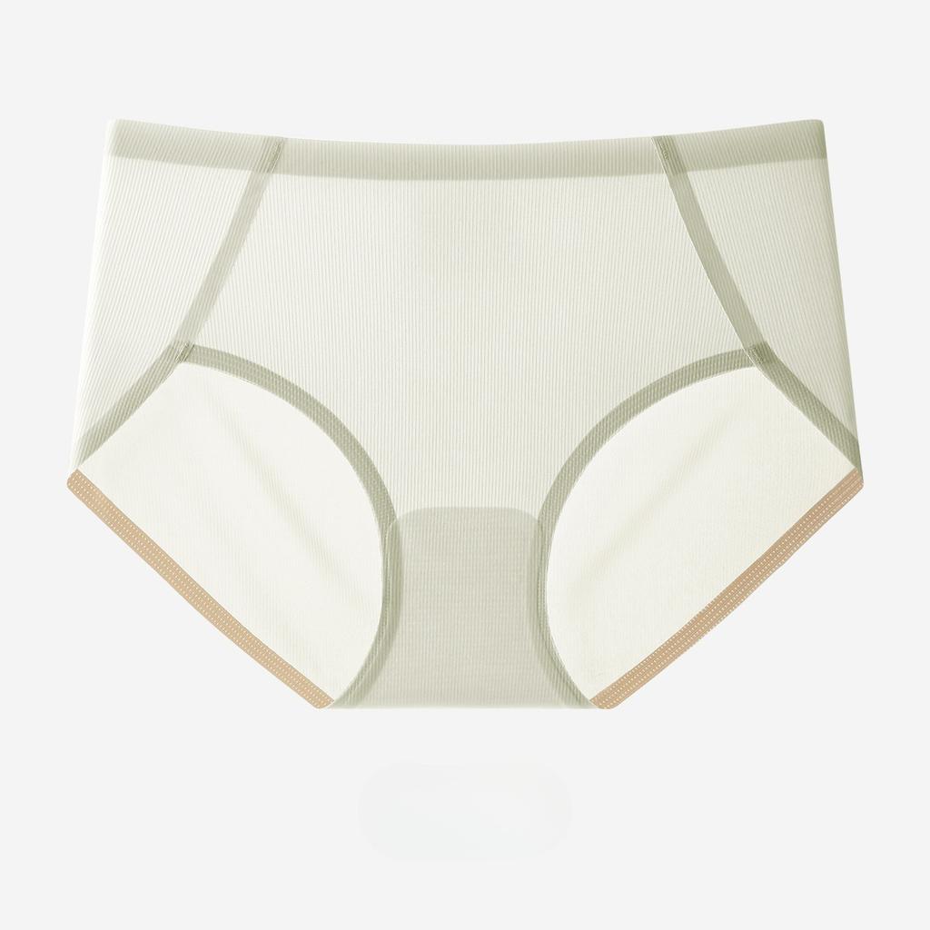 Women's Summer Thin Yoga Fitness Exercise Invisible Ice Silk Seamless Triangle Briefs