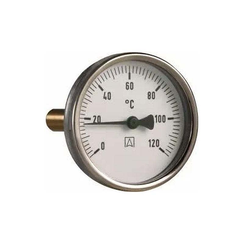 Bimetallic thermometer BiTh 63, fi63 , 0÷120°C, sleeve 150 , G1/2", a