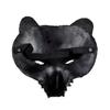Realistic Bear Masquerades Mask Animal Head Half Face Mask for Halloween and Carnivals Parties Animal Costume Accessory