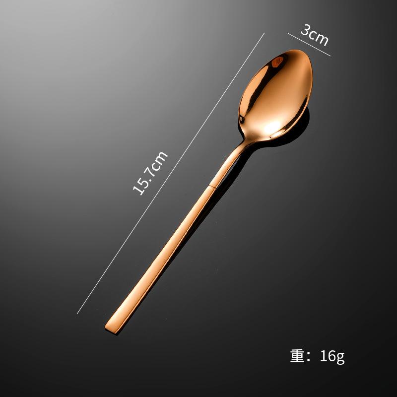 Stainless steel tableware knight western food knife and fork tableware set steak knife and fork premium fork spoon