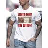 European Sizes Mens TShirt Comfortable Crew Neck Casual Cotton ShortSleeves Soft Breathable Top Menswear Tshirt Streetwear Trendy Letter Print