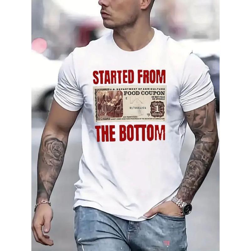 European Sizes Mens TShirt Comfortable Crew Neck Casual Cotton ShortSleeves Soft Breathable Top Menswear Tshirt Streetwear Trendy Letter Print
