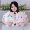 38Cm Cartoon Dragon Looong Doll Plush Toy Stuffed Fluffy Purple Pink White Green Animal Plushie Companion Sleeping Friend Gift