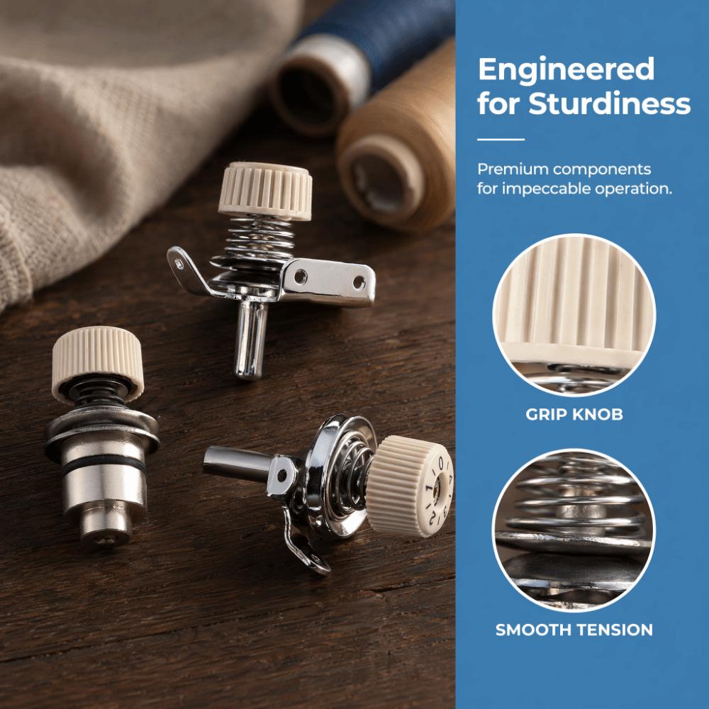 3Pcs Assembly Thread Tension Regulator Spring Parts Sew Machine Accessory Industrial Sewing