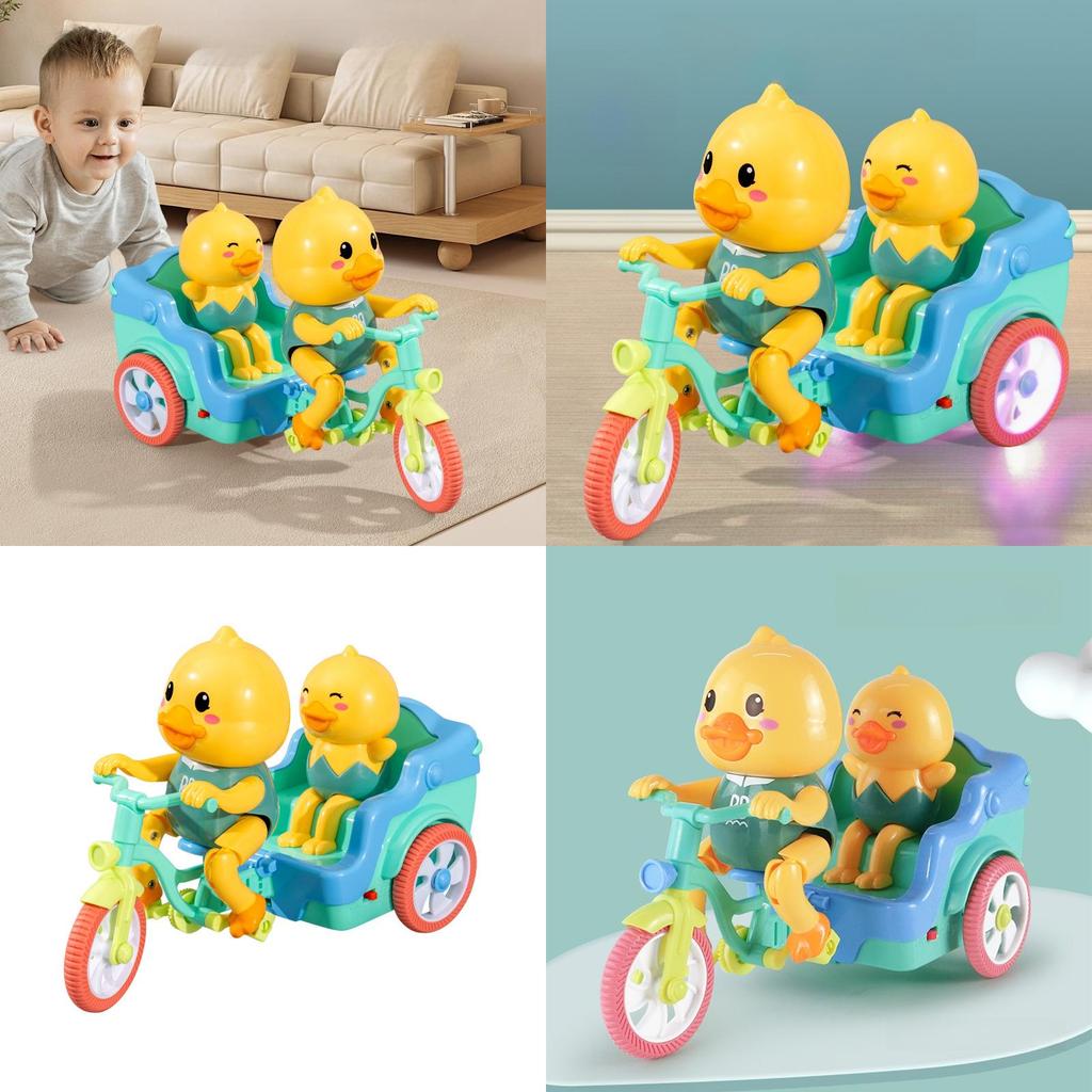 Baby Lernspielzeug Blinklicht Musik Soundeffekte Niedliche Ente Dreirad Für Kinder