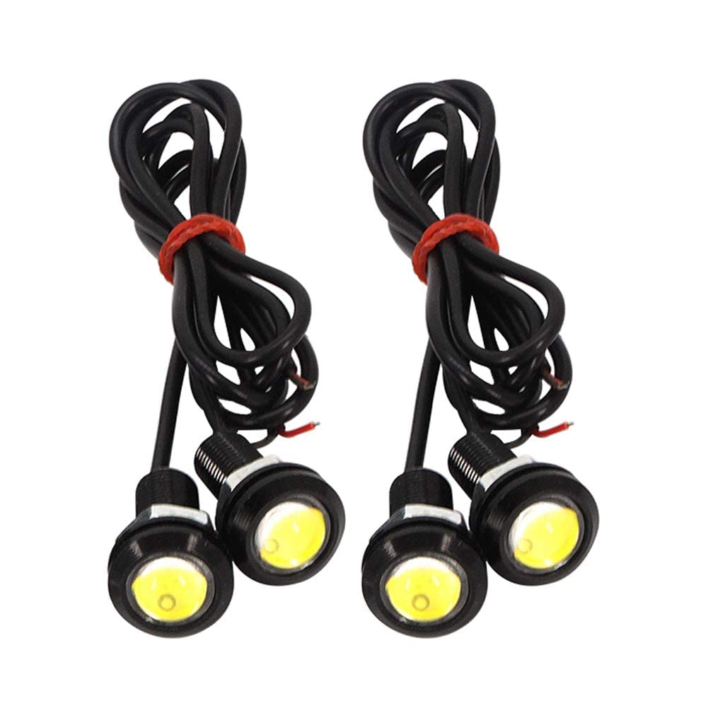 LED Daylight 18mm Spotlight Eagle Eye Bolt Type Large Meter 18mm белый