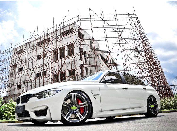 BMW 3 Series M3 Conversion Kit (2013-2019): Includes Front/Rear Bumpers, Side Skirts, Hood, Fenders (F30/F35)