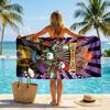 Horror Clown Circus Fashion Beach Towel: Ideal for Summer Adventures Soft, absorbent and quick drying suitable for swimming and bathing