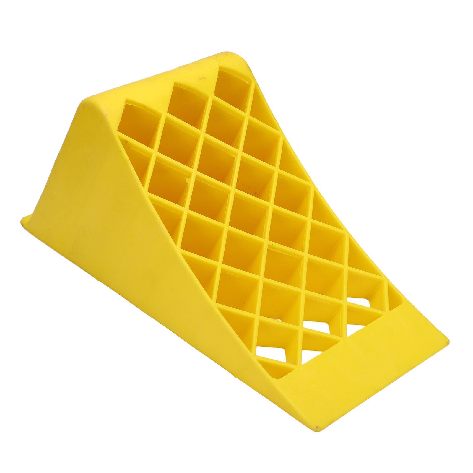 

Сверхпрочные колесные упоры Желтые Высокой видимости Премиальный Пластиковый Колесный Стопор для Автомобильных Путешествий