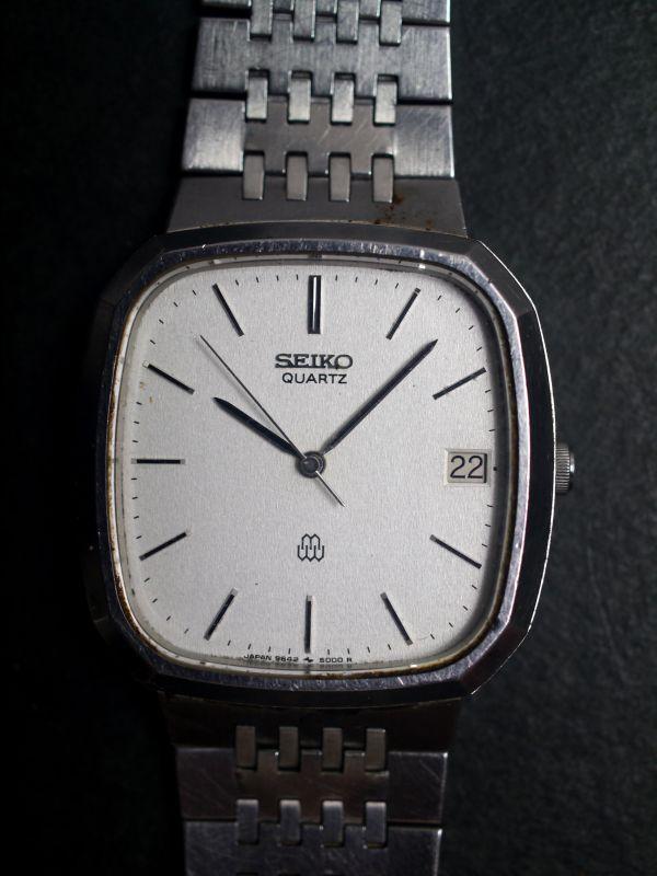 SEIKO Twin Quartz Date Watch 3-Hand 9642-5000 Men's AE528