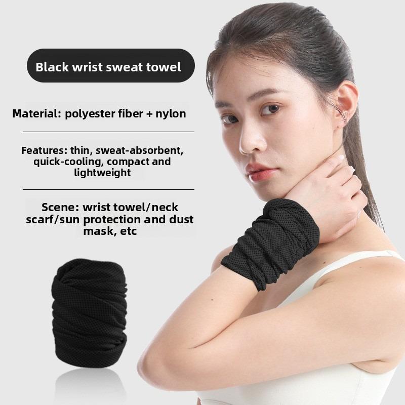 Towel Wrist Sweat-absorbing Towel Quick-drying Running Sports Multifunctional Headscarf Mask Spot