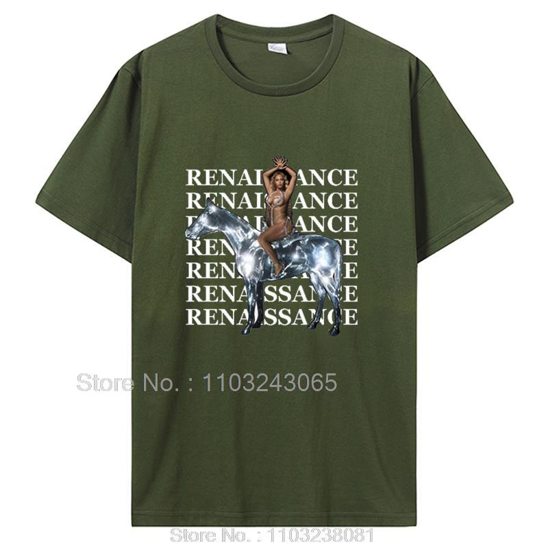 Singer New Album Beyonce Renaissance TShirt Tee For Fans Unisex Unisex Cotton Tshirt Fashion Tops Casual Streetwear