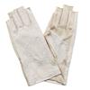 New Fashion Women's Cotton Dot Summer Fingerless Half Finger Anti-Skid Sun Protection Printing anti-UV Thin Short Driving Gloves